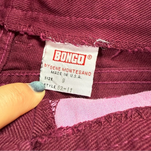 Vintage 90s Bongo Jeans With Rare Button Size 9 - Picture 7 of 7